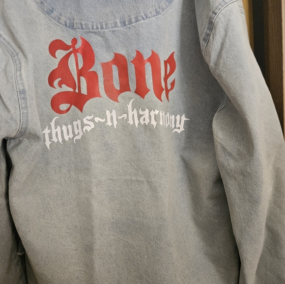 Bone Thugs-n-Harmony Jean Pullover Hoodie Half-zip Velcro Pocket Hand Pockets - Picture 5 of 10